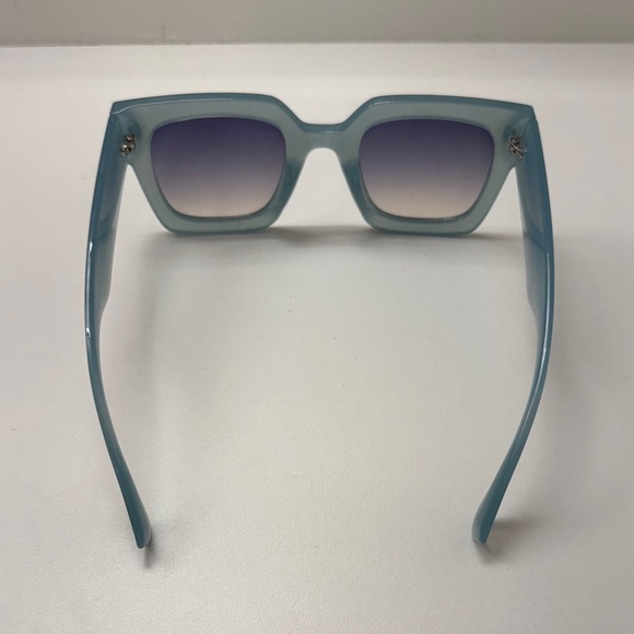 NEW: Blue Gradient Sunglasses - Picture 8 of 8